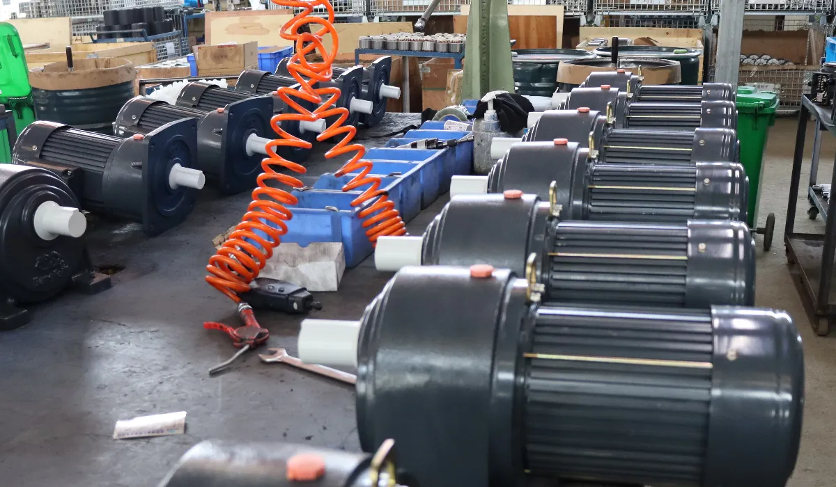 Gear Motor in Metal Processing